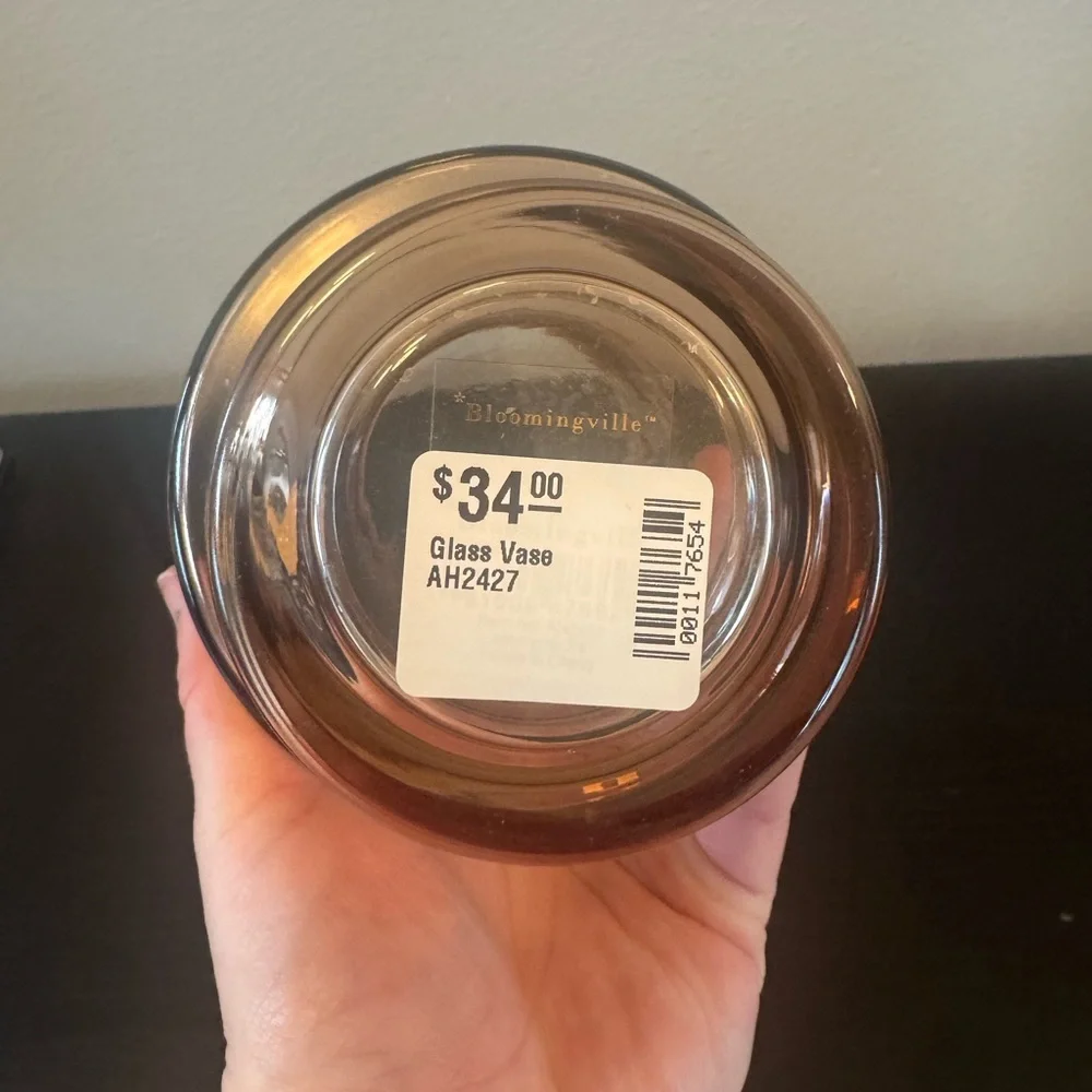 Bloomingville Amber Glass Vase